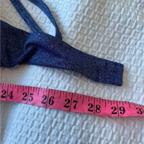 AQUA Swim Shimmer Twist Front Bikini Top NWT - Picture 9 of 16